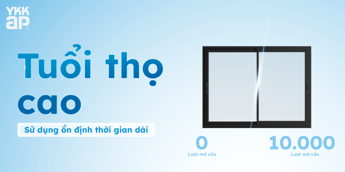 tuổi thọ cửa nhôm
